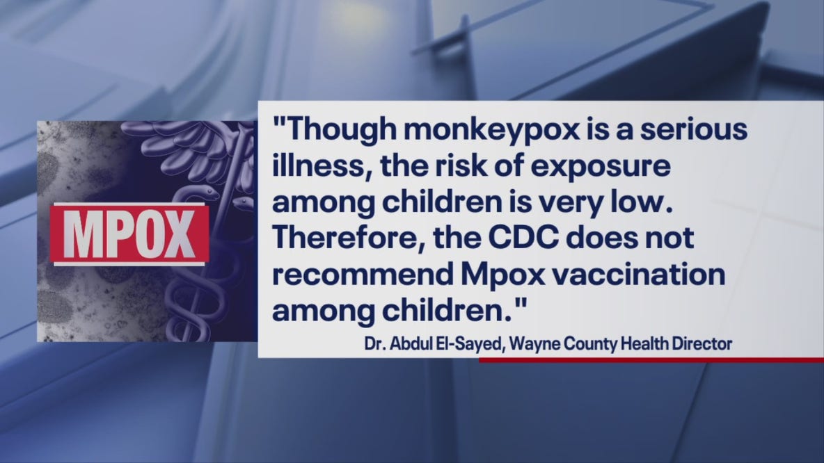 Mpox vaccinations not needed for new school year, doctors say
